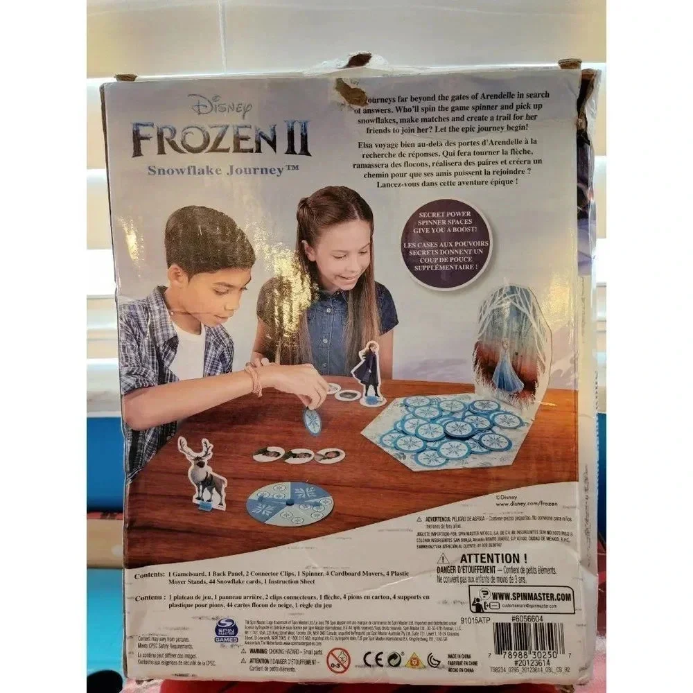 FROZEN 2 MATCHING GAME - NEW - BOX BUSTED BUT NEW